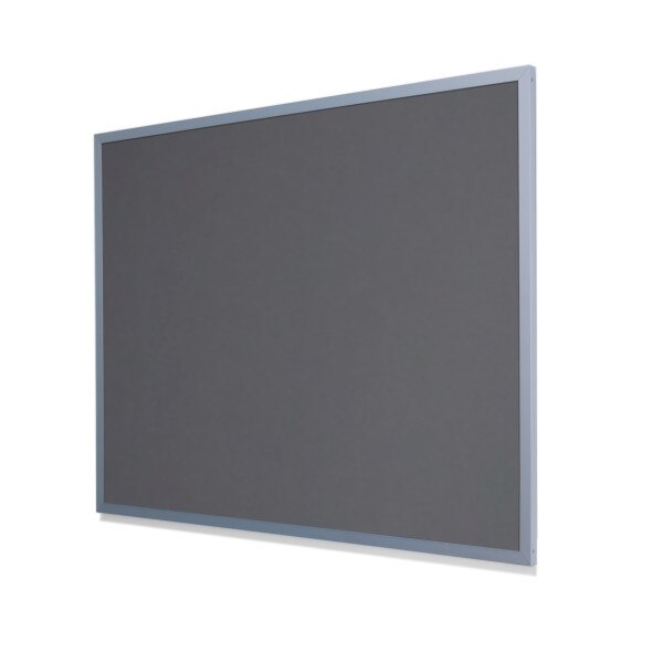 2204 Poppy Seed Colored Cork Forbo Bulletin Board with Heavy Aluminum Frame